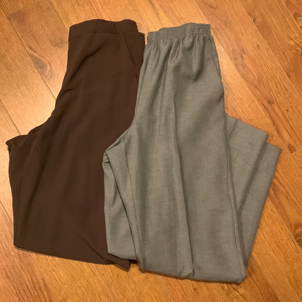 Alfred Dunner pull in pant bundle size 8